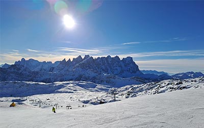 White week in January in val di Fassa